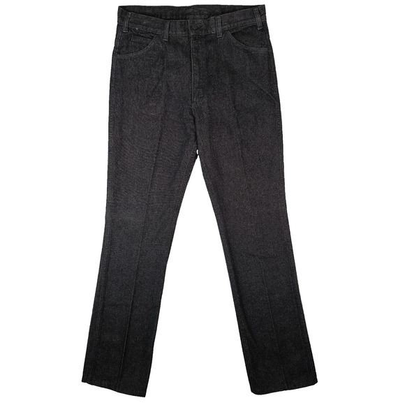 Vintage Saddle King Jeans Western Straight Black Jeans 36x36 (34x34) USA